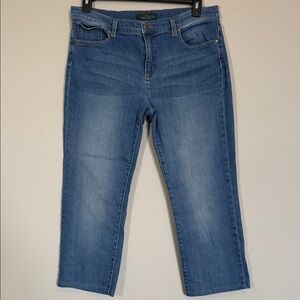 Lauren Ralph Lauren Classic Straight Jeans, Size 14 (hem altered)